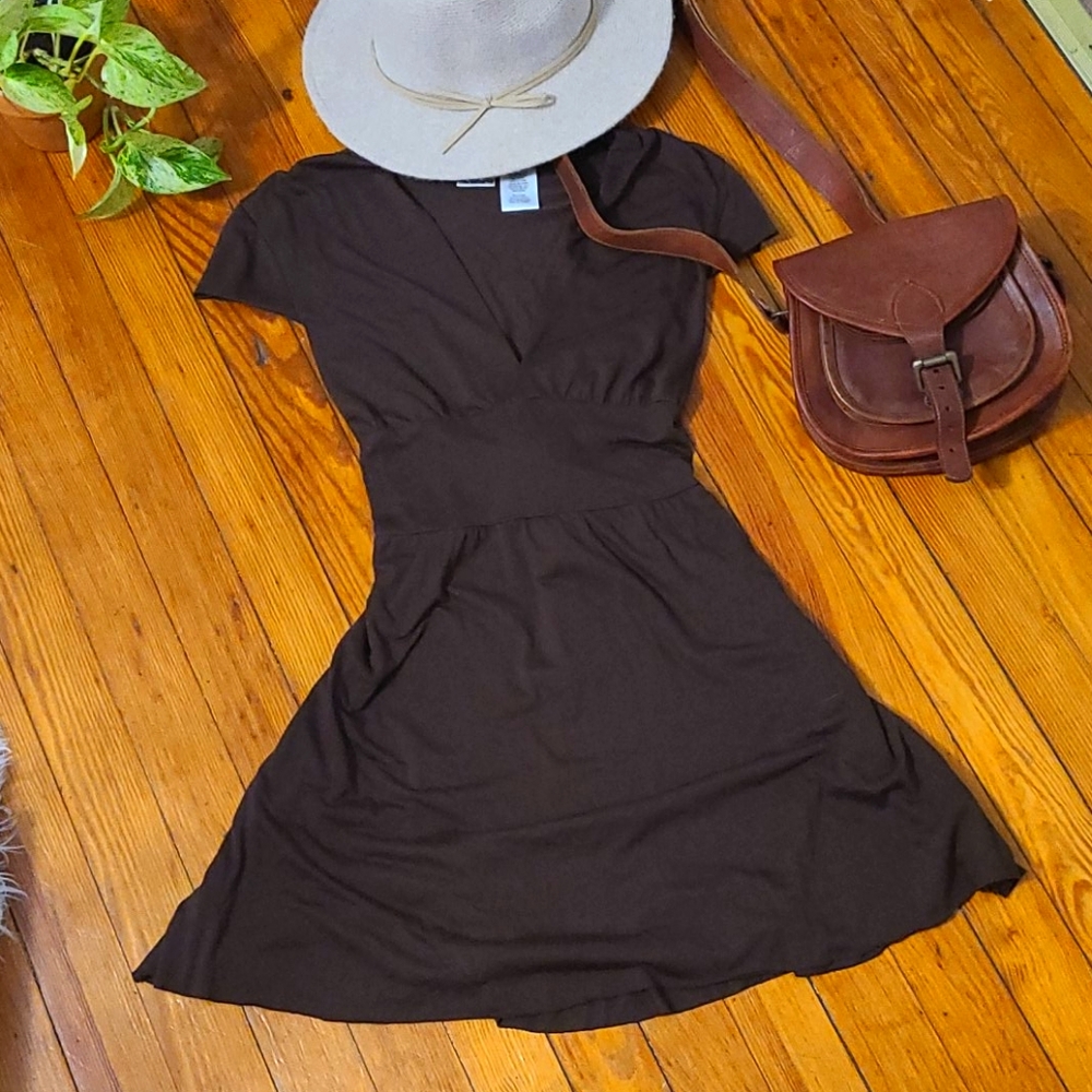 🌷 XL Women's Deep Plunge Tunic w/ Tie Waist